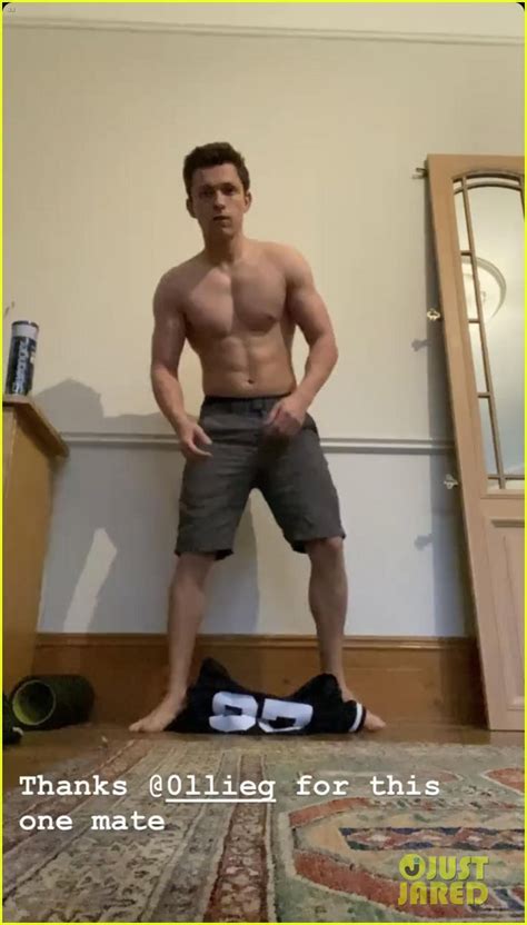 Tom Holland Attempts The Impossible Challenge Of Putting A Shirt On