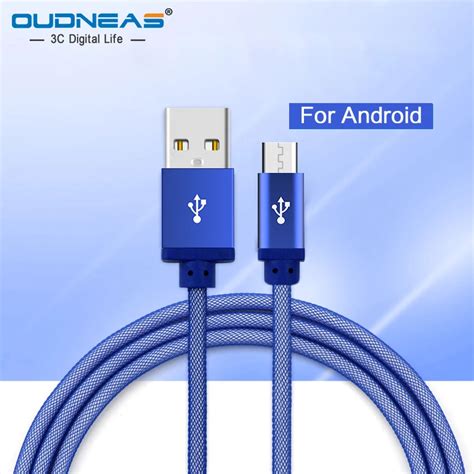 Oudneas Android Adapter Micro Usb Cable 2m 1m Usb Data Cable Colorful