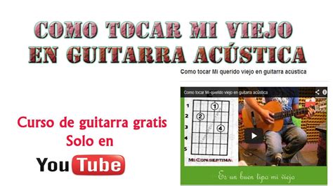 Como Tocar Mi Viejo En Guitarra Acústica Piero Youtube
