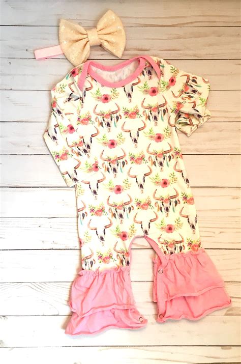 excited-to-share-this-item-from-my-etsy-shop-boho-deer-romper,baby-girl-clothes,-deer-romper