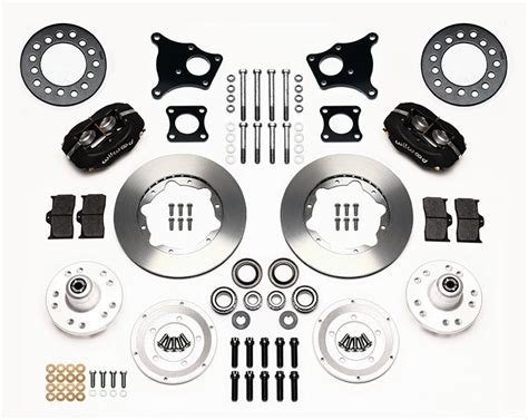 Front Disc Brake Kit Wilwood Forged Dynalite Pro Series Wsolid Roto
