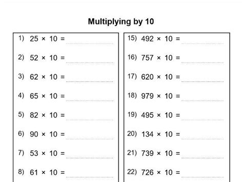 Multiplying Three Digit Whole Numbers By Two Digit Tenths A