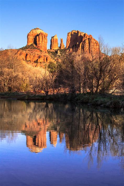 Sunset At Cathedral Rock In Sedona Az Photograph By Teri Virbickis Pixels