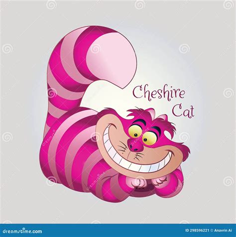 Cheshire Cat Alice In Wonderland Cartoon Vector Editorial Photo