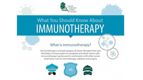 Everything You Need To Know About Immunotherapy Infographic
