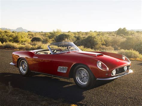 Highly Prized 1958 Ferrari 250 Gt Lwb California Spider Leading At Rms