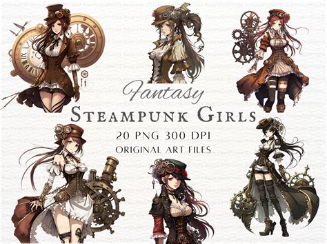 Steampunk Anime Girl With Goggles