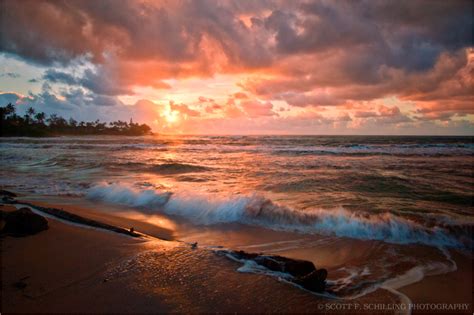 Kauai Sunrise Landscape And Rural Photos Scott F Schilling Photography