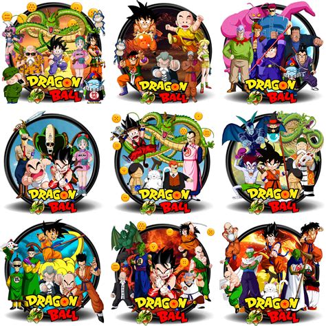 Browse and download hd dragon ball png images with transparent background for free. Dragonball Saga Complete Icon Set by DarkSaiyan21 on ...