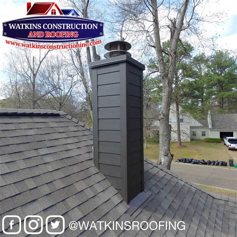 Check Out This Chimney Wrapped In New James Hardie Siding