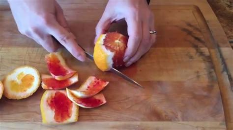 How To De Peel An Orange For A Recipe Youtube