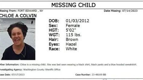 Update Missing Girl Found Safe Wrgb