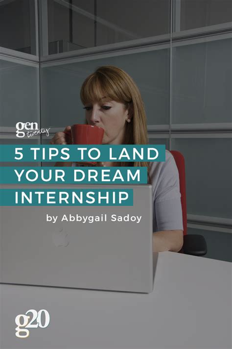 How To Land Your Dream Internship Gentwenty