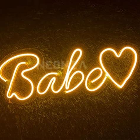 Babe Yellow Neon Sign At Rs In Ambala ID
