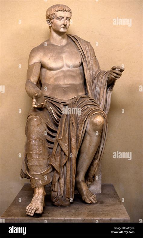 Roman Emperor Tiberius Augustus Born Tiberius Claudius Nero 42 Bc 16