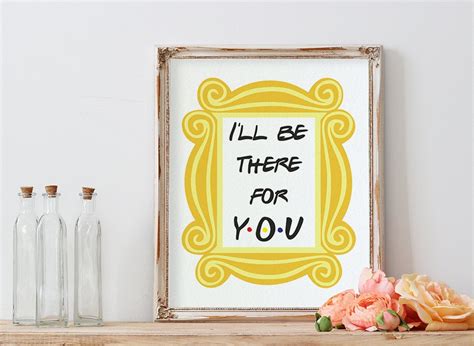 Friends Show Poster Friends Frame Wall Art Friends by PrintyMuch