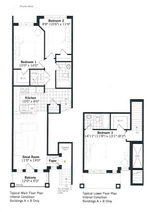 The Brownstones At Westown By Lindvest Rockford Floorplan 3 Bed And Bath