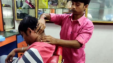 Powerful Head And Body Massage By Abhijit Barber Energetic Neck
