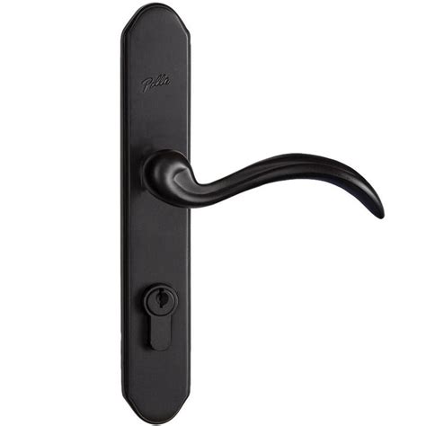 Pella Select Matte Black Storm Door Matching Handleset In
