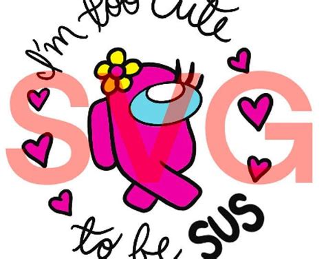 too cute to be sus png among us png amongus png crewmate etsy cute etsy rainbow png