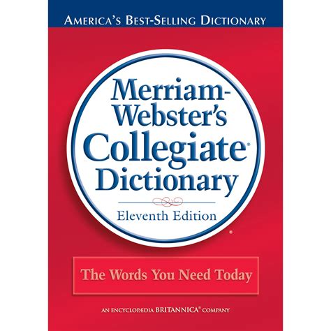 Merriam Webster Collegiate Dictionary 11th Ed Laminated
