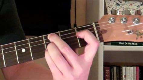 How To Play The Cm9 Chord On Guitar C Minor Ninth 9th Youtube