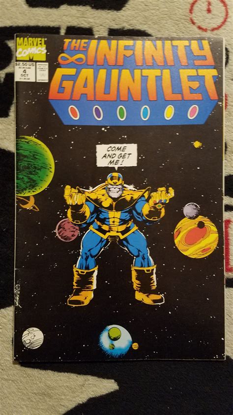 Infinity Gauntlet 4 Nm 92 1991 Marvel Comics Thanos In 2021