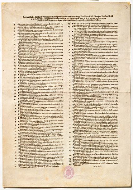 95 Theses Of Martin Luther Pictures Getty Images