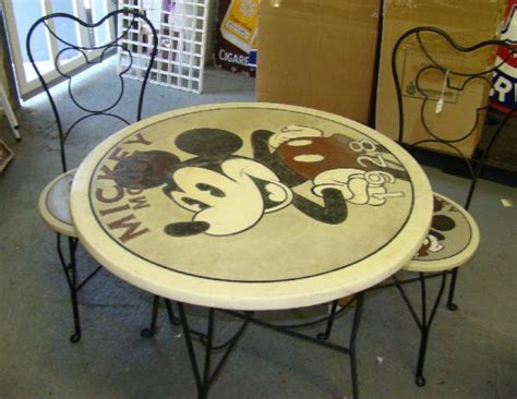 More images for mickey mouse musical table and chair set » MICKEY MOUSE BISTRO TABLE & CHAIRS | Mickey mouse kitchen ...