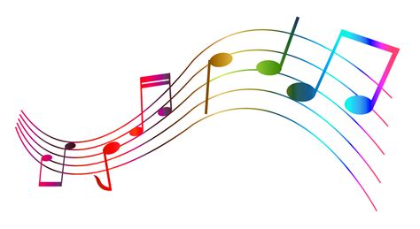 Transparent Colorful Notes Png Clipart Music Notes Drawing Music