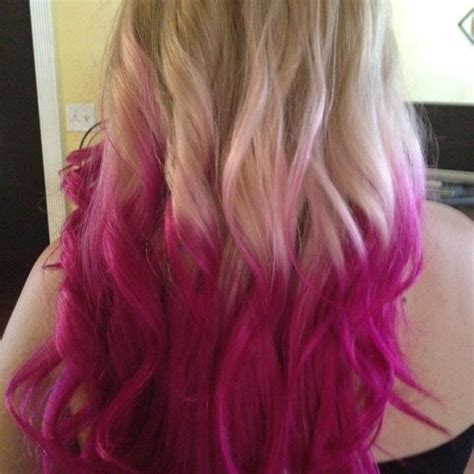 Hot pink ombre short hair. Hot Pink Ombré Hair