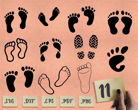 Footprint Svg Baby Footprint Svg Baby Feet Svg Footprints Svg Baby