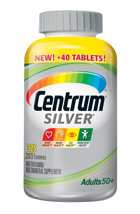 Product Of Centrum Silver Adults 50 Multivitamins 325 Ct