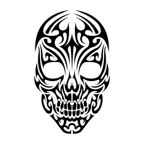 25 Cool Tribal Skull Tattoos Only Tribal