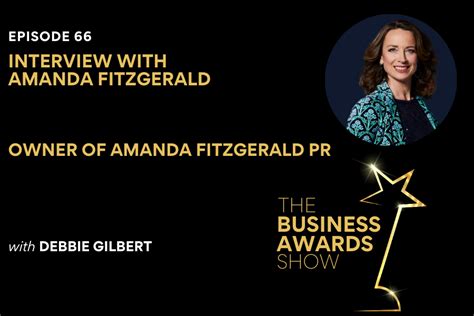 Episode 66 Interview With Amanda Fitzgerald Thebusinessawardsshow