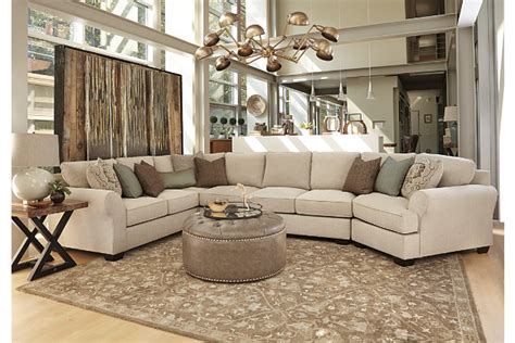 Wilcot 4 Piece Sectional With Ottoman Ashley Furniture Homestore