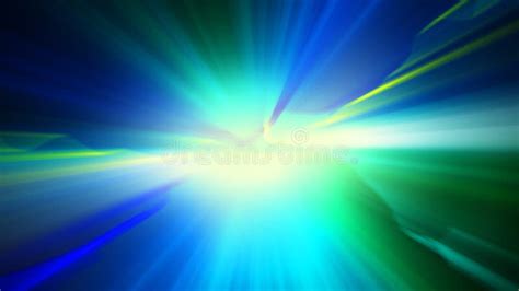 Blue Green Shiny Light Abstract Background Stock Illustration