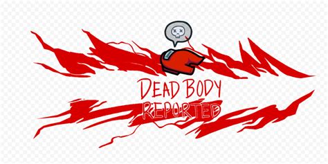 The game saw a boost in popularity in 2020 due to tiktok and youtube gamers posting videos of themselves playing along. HD Among Us Red Character Reported Dead Body PNG | Citypng