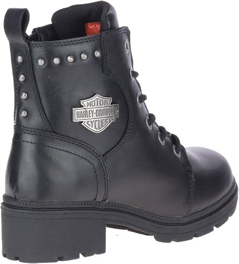 Harley Davidson Women S Cynwood 5 Inch Black Motorcycle Riding Boots