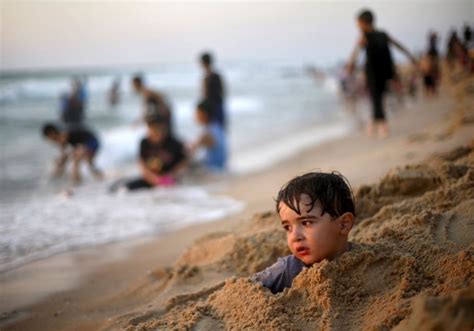 In Photos Scenes From The Beach In Gaza The Jerusalem Post