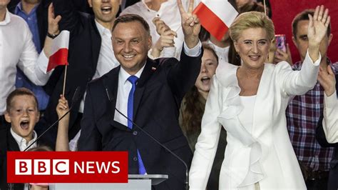 Poland S Conservative President Duda Re Elected Bbc News World News