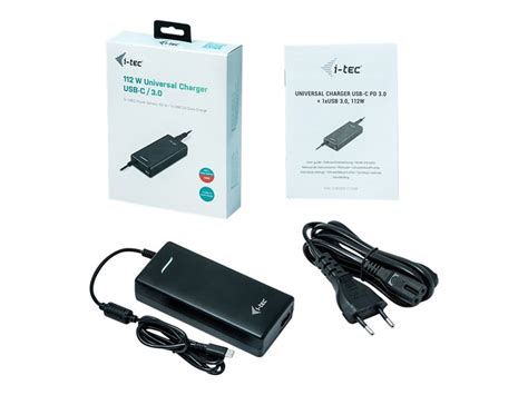 I Tec Universal Charger Usb C Pd X Usb Adaptateur Secteur Watt Charger C W