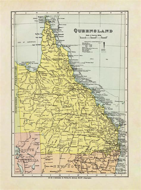 Detailed Map Of Queensland
