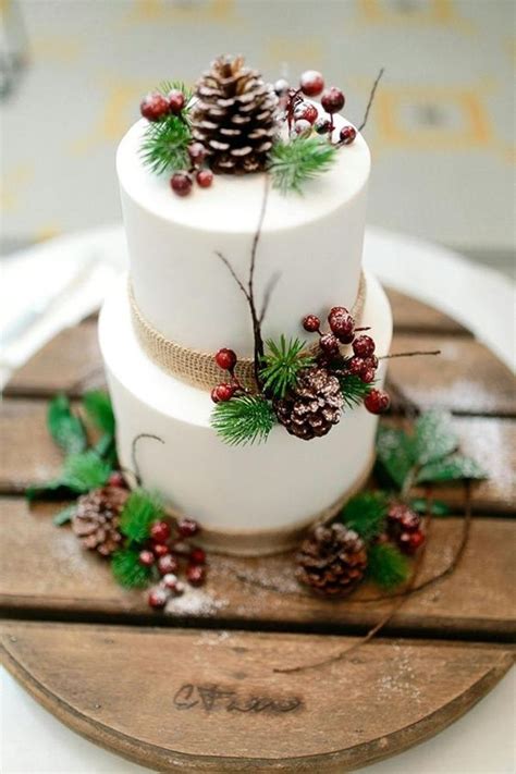 Decorate it with more fresh berries, a sprinkling of sugar. 60 Easy Christmas Cake Decoration Ideas | Christmas cake ...