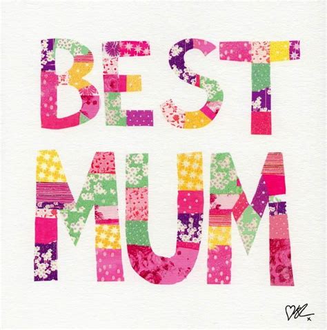 Kirstie Allsopp Best Mum Pretty Mothers Day Greeting Card Cards Love Kates