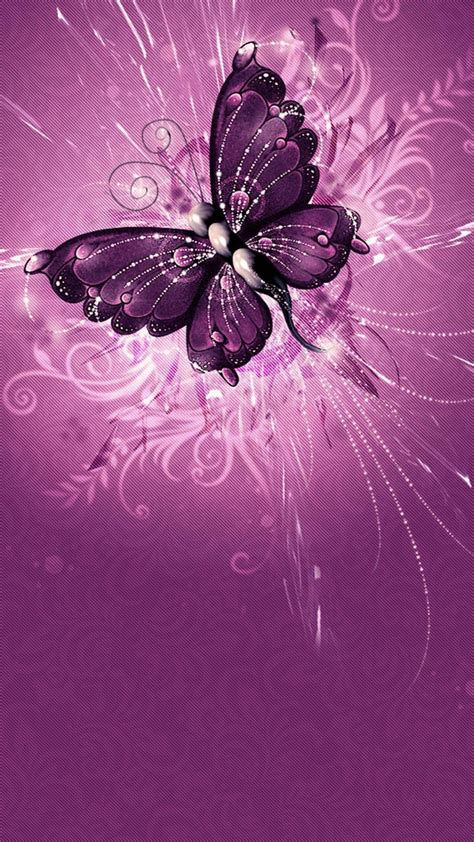Purple Butterfly Wallpaper For Mobile Android 2021 Cute Wallpapers