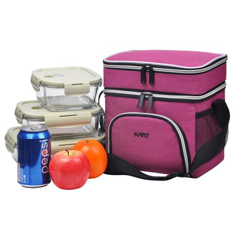 Insulated Lunch Bag Totes Best Large Thermos Cooler Container Double