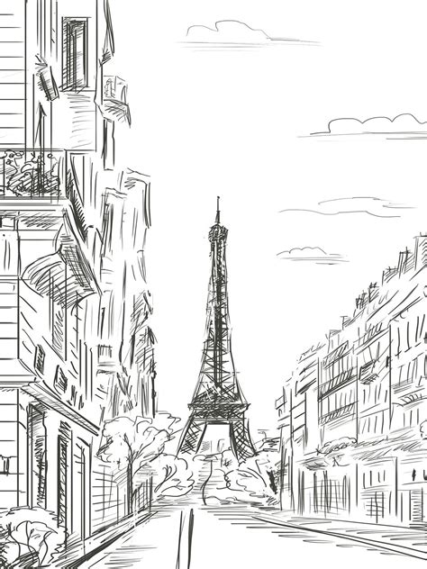 Paris Sketch Art At Explore Collection Of Paris