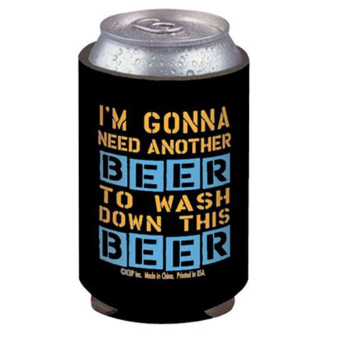 Need Another Beer To Wash Down This Beer Black Can Cooler