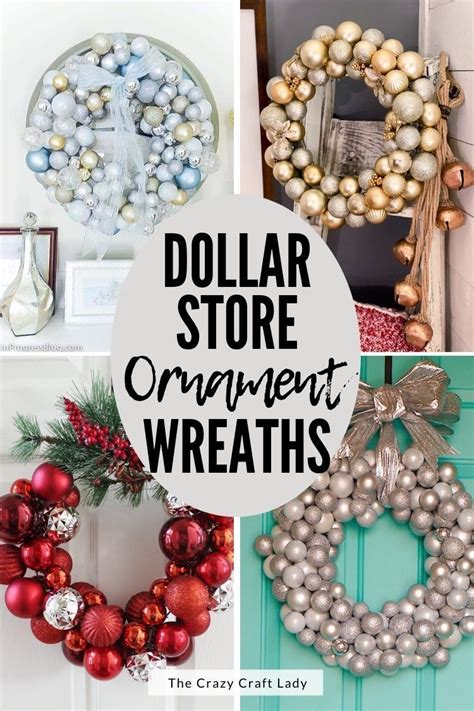 20 Gorgeous Dollar Store Christmas Wreaths Dollar Store Christmas